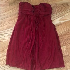 Express cocktail dress red